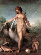 Pontormo, Jacopo Leda and the Swan oil painting